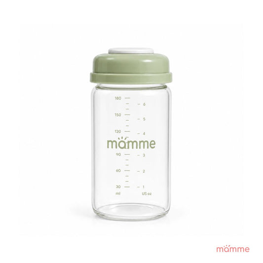 Wide Neck Glass Breastmilk Storage Bottle (180 mL)