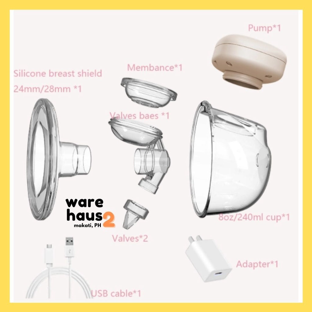 The INs Gen1 Wearable Breast Pump with App | 1-year warranty