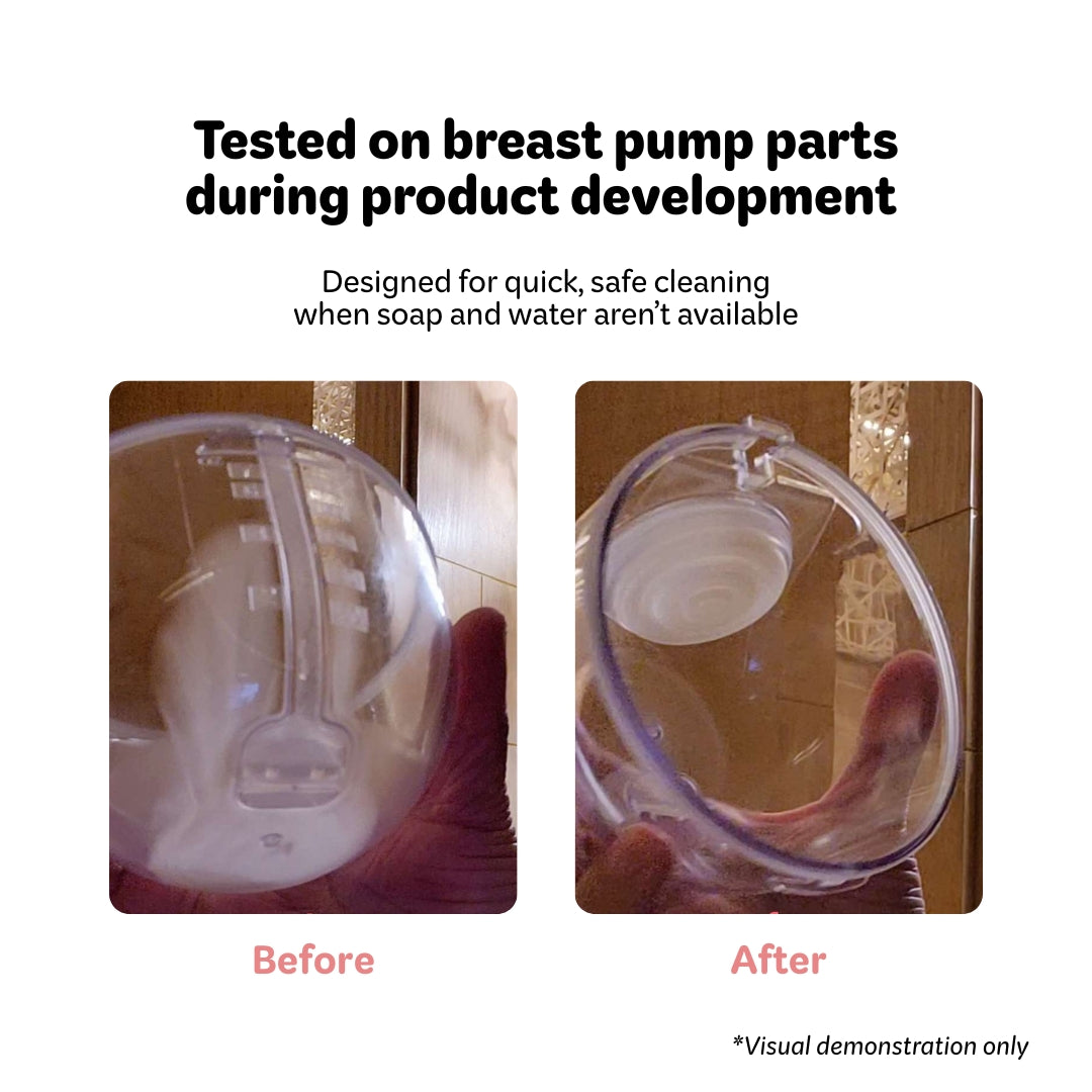 [10 + 2 BUNDLE] Mamme Breast Pump Wipes – Rinse-Free Cleaning (360 Biodegradable Sheets | 12 × 30 Sheets)