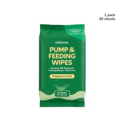 Pump & Feeding Wipes Fragrance-Free, 30 Sheets