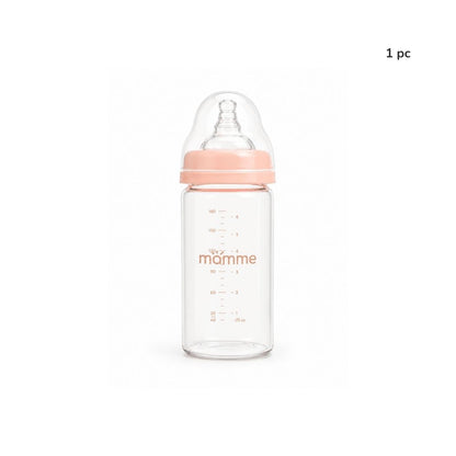 Wide Neck Glass Baby Bottle (180 mL)
