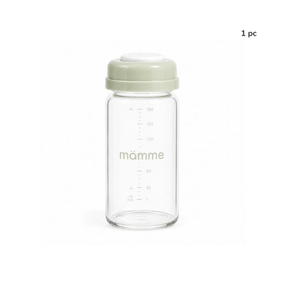Wide Neck Glass Breastmilk Storage Bottle (180 mL)