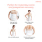 Mamme Postpartum Cotton Binder and Belly Support (2 pieces)