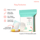 Ultra-Thin Disposable Breast Pads (120 Count) | Leak-Proof Breastfeeding Pads for Moms