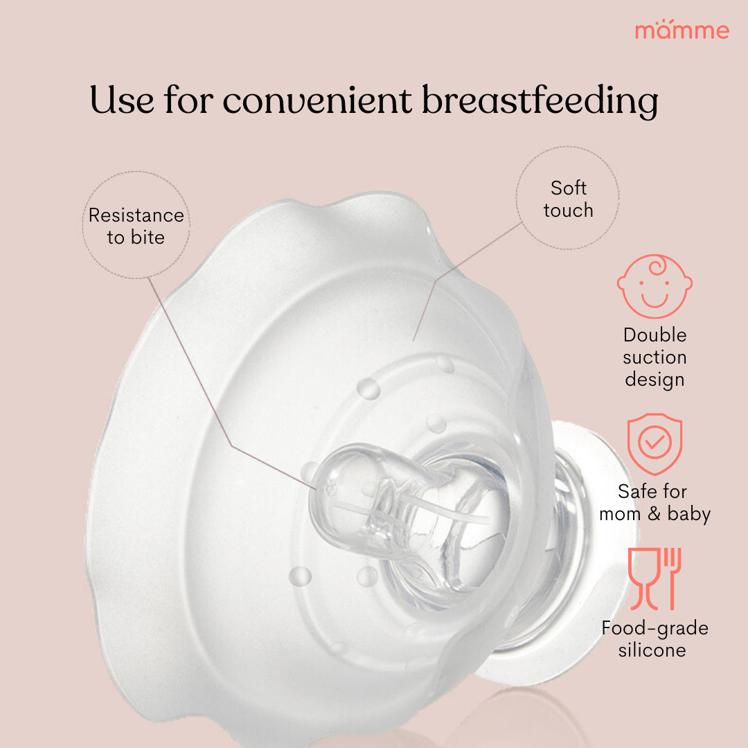 Mamme Nipple Shield 19mm Breast Shield (Set of 2)