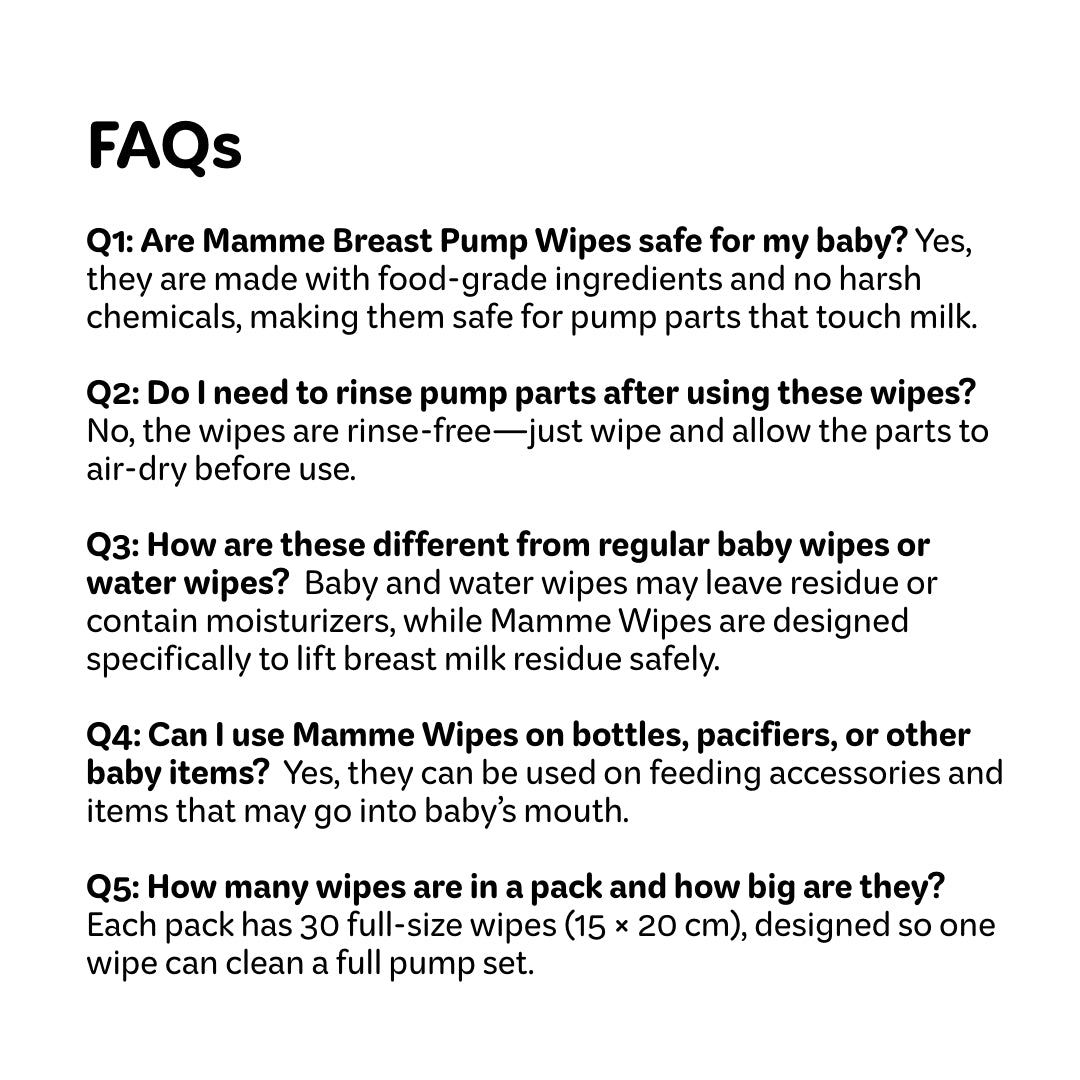 [10 + 2 BUNDLE] Mamme Breast Pump Wipes – Rinse-Free Cleaning (360 Biodegradable Sheets | 12 × 30 Sheets)