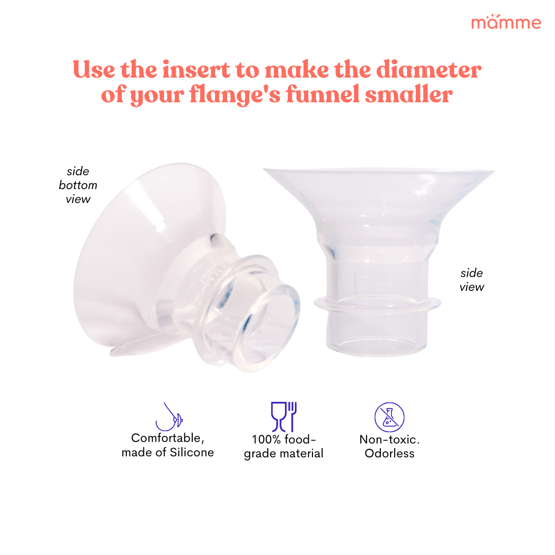 Breast Pump Flange Insert | 13mm 15mm 17mm 19mm 21mm