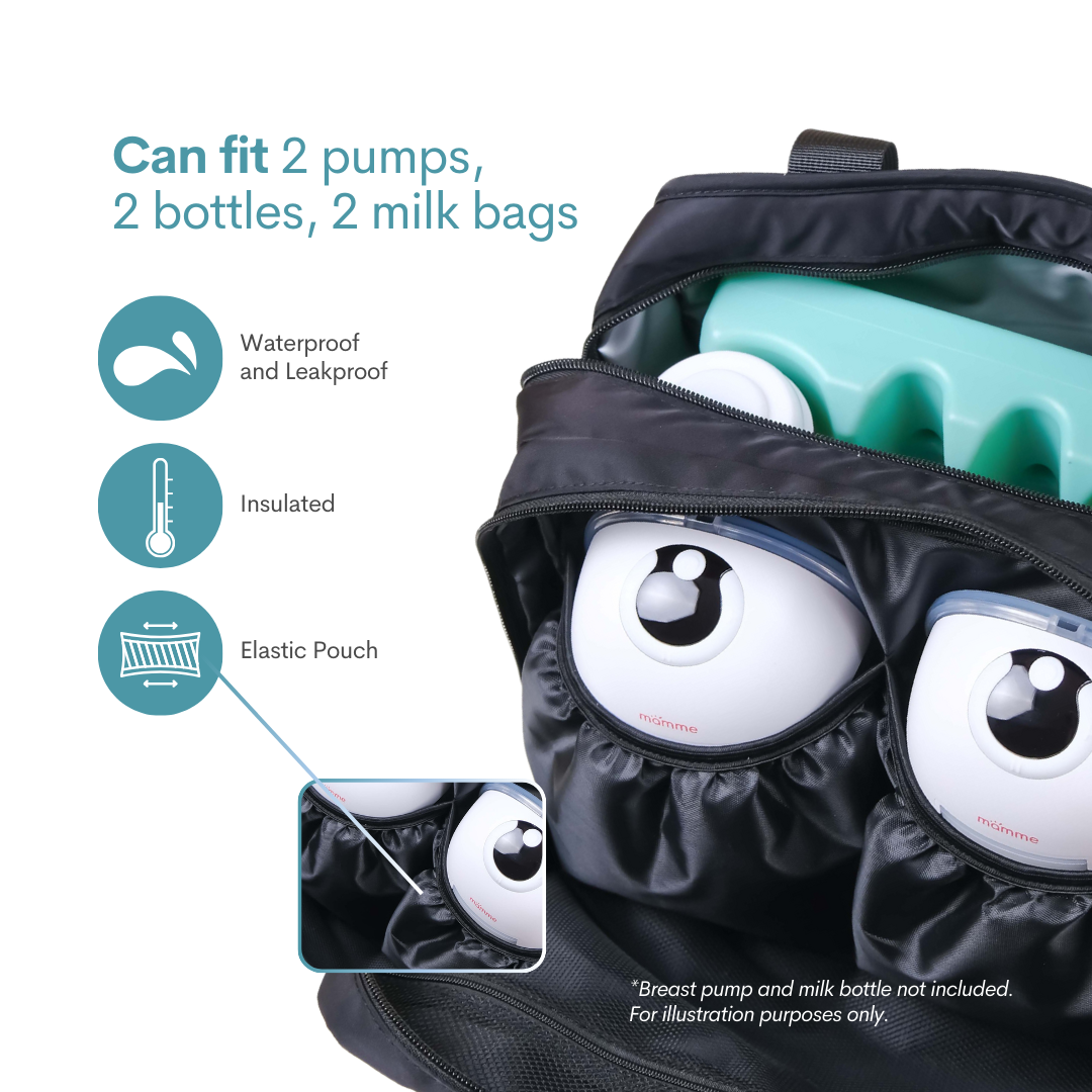[Pumpalooza Sale] Mamme GO Pump Cooler Bag - Beige