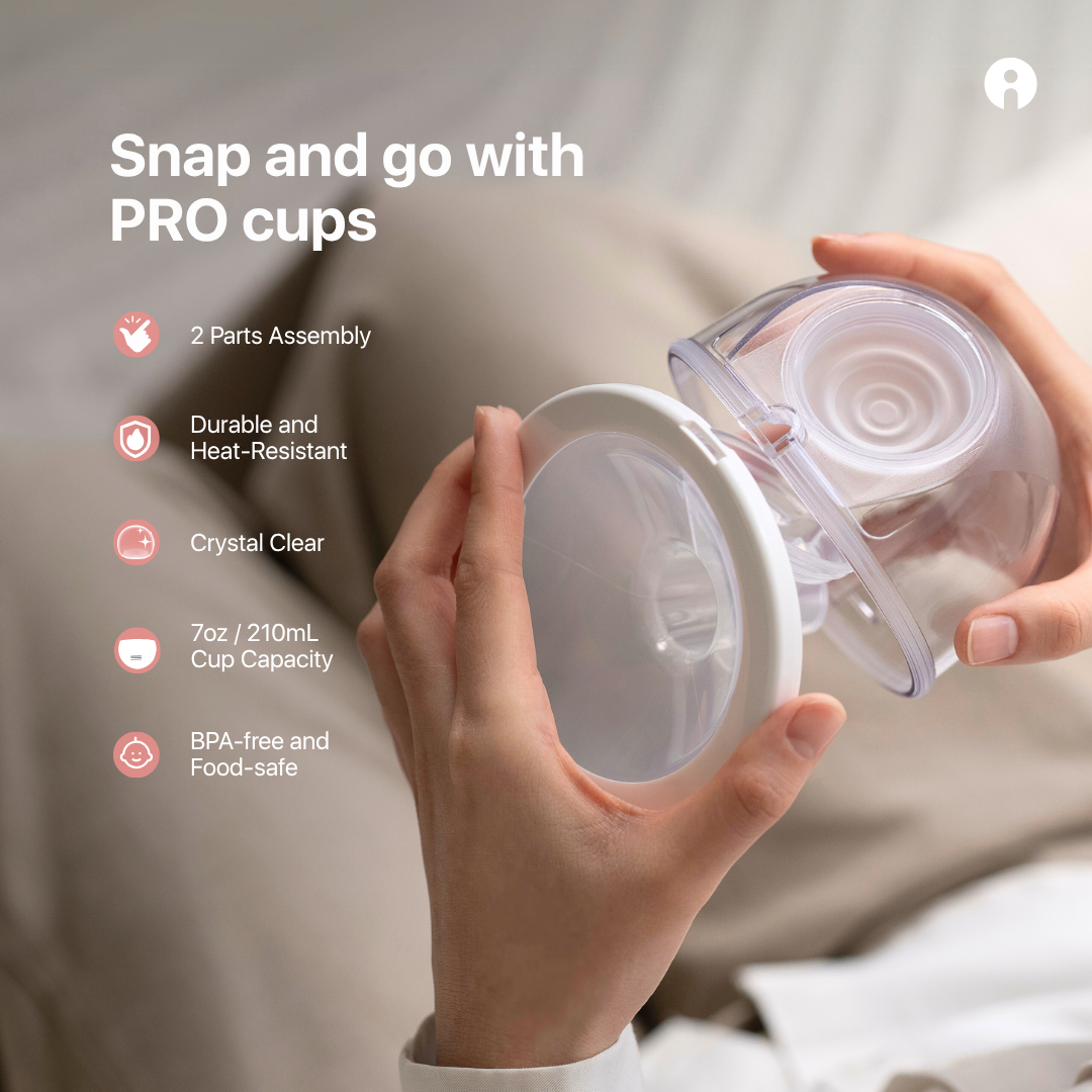 PRO 2-part Handsfree Cup Set, Pair