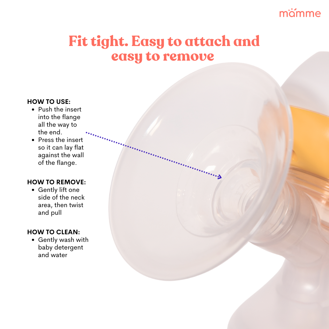 Breast Pump Flange Insert | 13mm 15mm 17mm 19mm 21mm