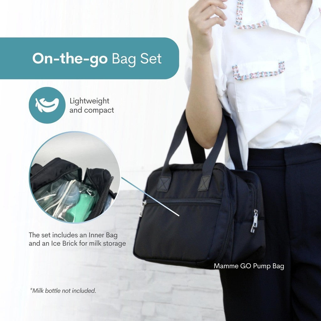 On-the-Go Pump and Nursing Cooler Bag Set