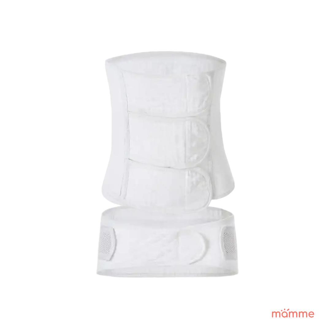 Mamme Postpartum Cotton Binder and Belly Support (2 pieces)