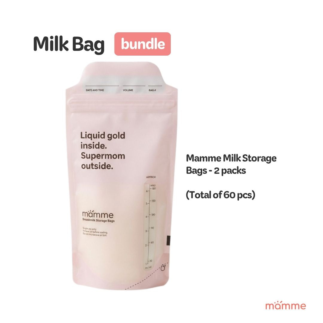 [MIDYEAR SALE] Mamme Breastmilk Storage Bag (Tall), pack of 2, 60 pcs