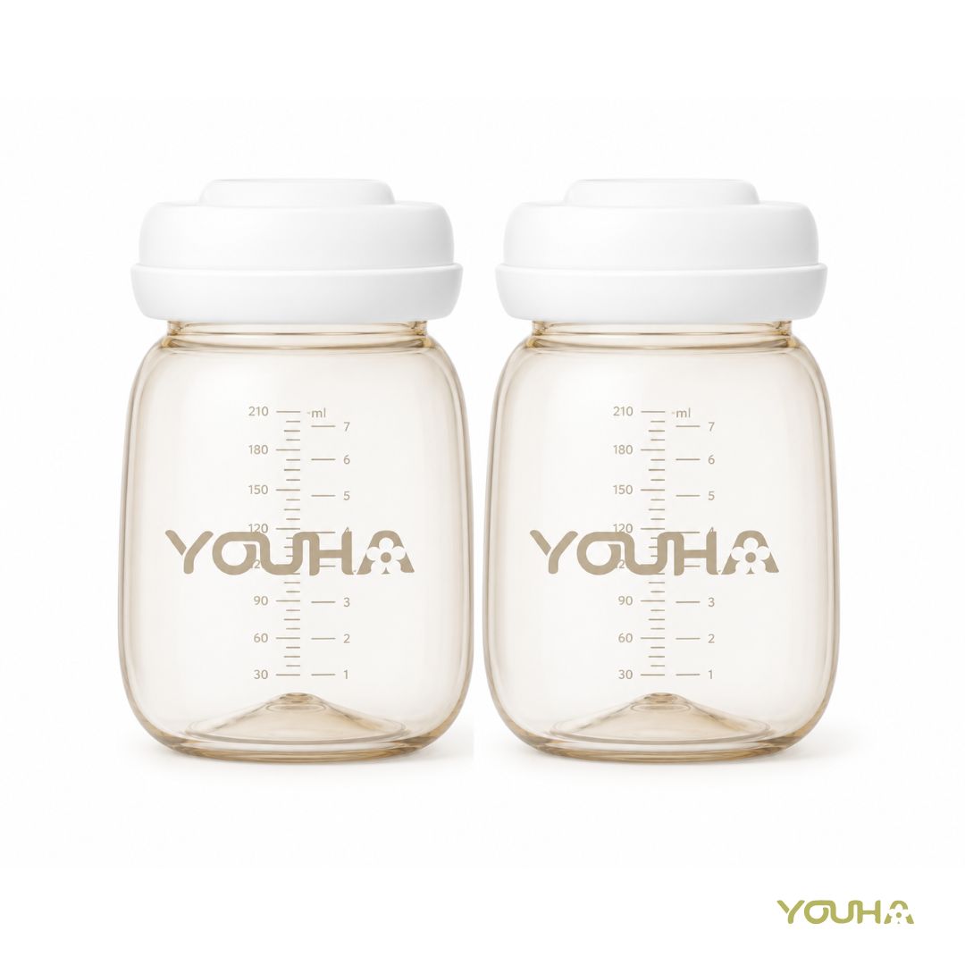 Wide-neck Milk Storage PPSU Bottle, 180mL, pack of 2