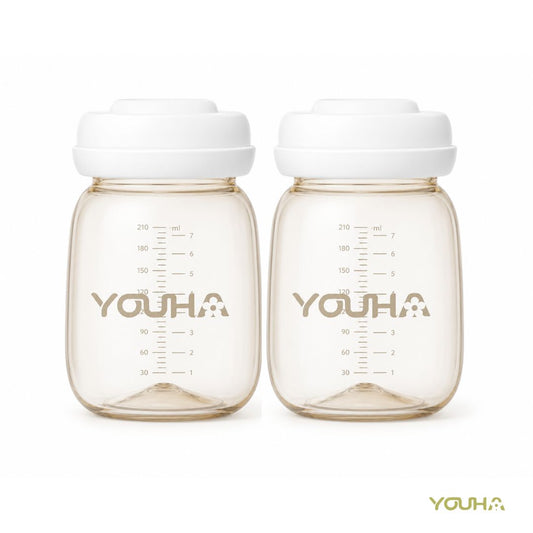 Wide-neck Milk Storage PPSU Bottle, 180mL, pack of 2
