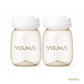 Wide-neck Milk Storage PPSU Bottle, 180mL, pack of 2