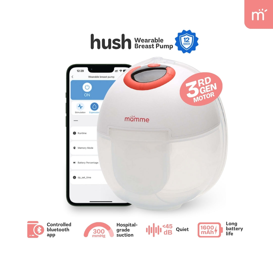 HUSH Wearable Pump with App (Gen 3) | 1-year warranty