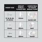 Silicone Flange Inserts