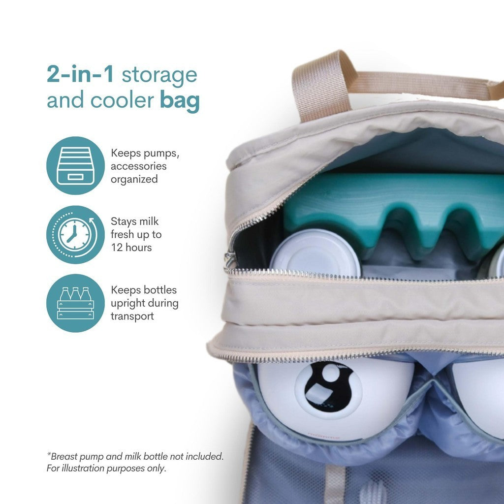 On-the-Go Pump and Nursing Cooler Bag Set