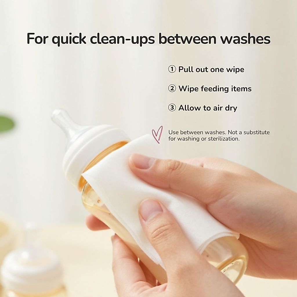 Pump & Feeding Wipes Fragrance-Free, 30 Sheets