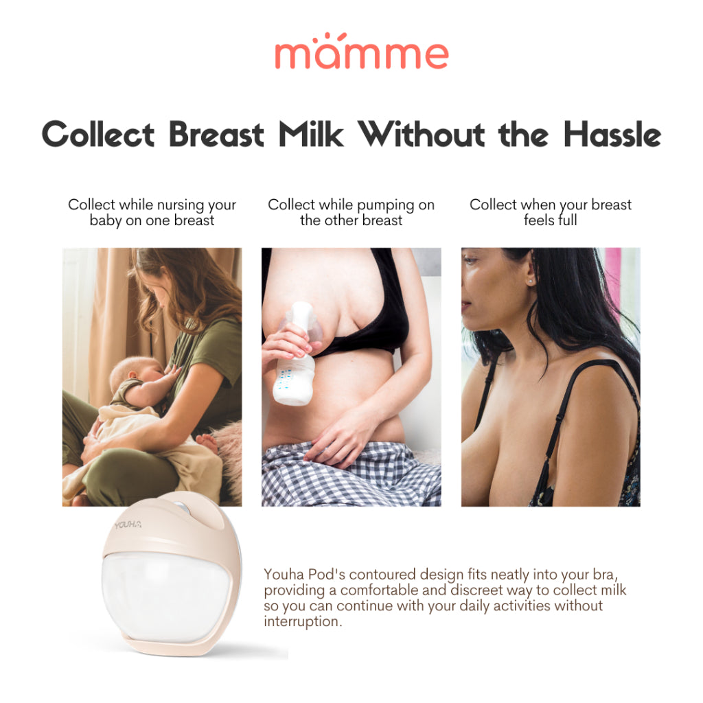 POD Wearable Silicone Breast Milk Collector