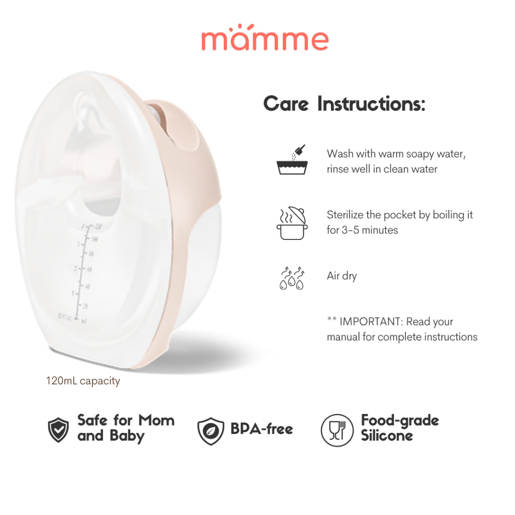 POD Wearable Silicone Breast Milk Collector