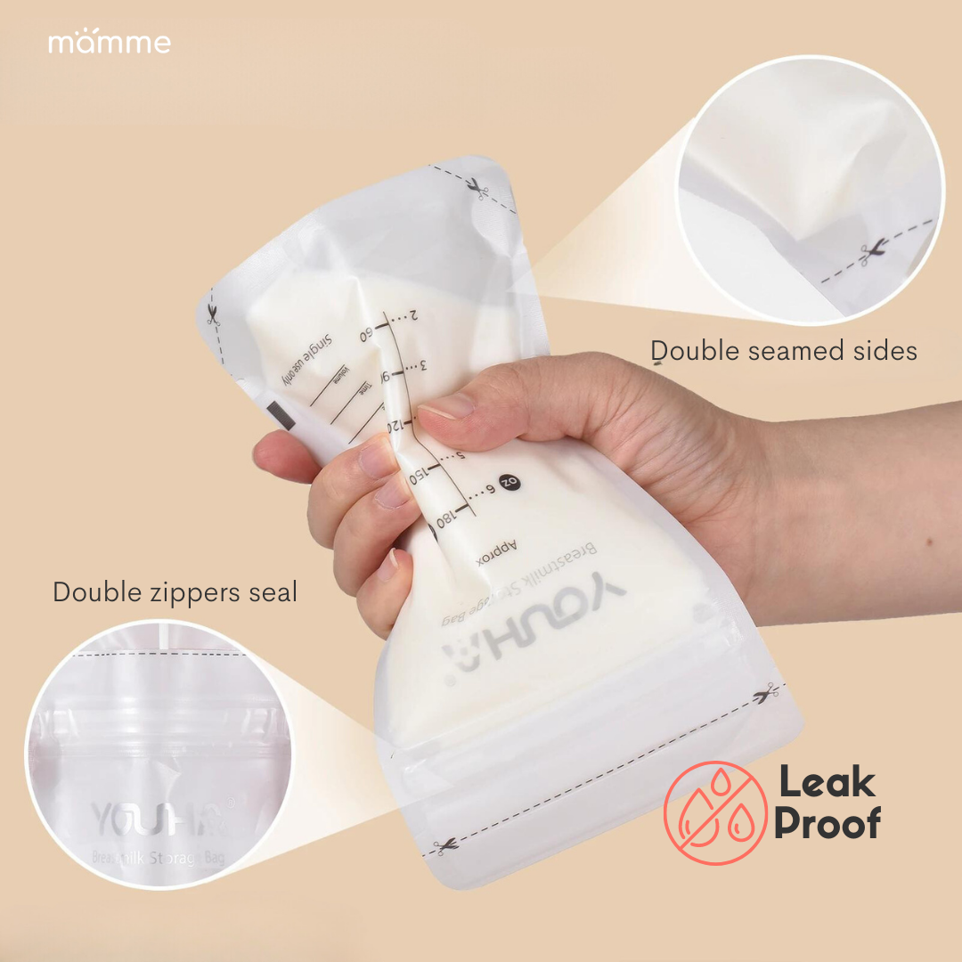 Breast Milk Storage Bags, 180mL