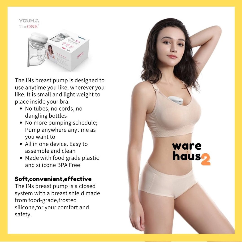 [MIDYEAR SALE] Youha The INs Gen1 Wearable Breast Pump with App